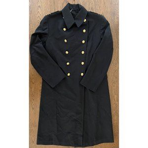 $3995 Polo Ralph Lauren Purple Label Balmoral Top Coat Men's Size 44R Black New!